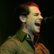 Chris Carrabba of Dashboard Confessional performing at the MySpace.com 2nd Anniversary Concert at Dodger Stadium in Los Angeles, 2005
